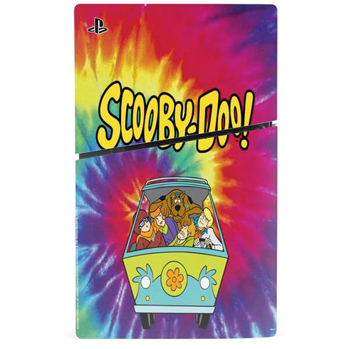 Scooby Doo Scooby-Doo Tie Dye PS5 Slim Digital Edition Console Skin